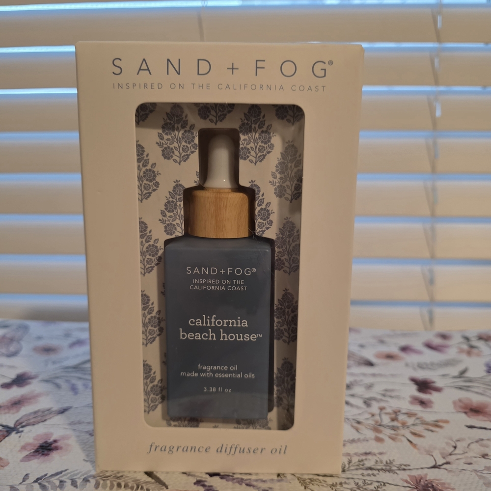 Sand + Fog California Beach House Fragrance Diffuser Oil